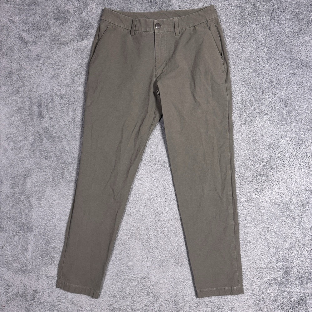 Lululemon Pants Men's ABC Classic Fit Pant Men's 30x28 Warpstreme LM5AXAS Cement